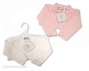 Tricoté boléro cardigan bébé - 206 - Grossiste et Fournisseur