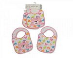 Velcro bavoirs bébé - Chat - 2-pack - Grossiste et Fournisseur