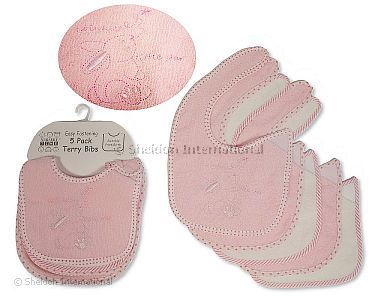 Éponge bavoirs bébé 5-pack - Petite Étoile Scintillante - Grossiste et Fournisseur