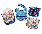 Polyester bavoirs bébé garçon 3-pack - Voitures - Grossiste et Fournisseur