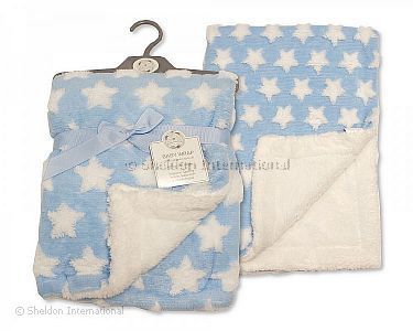 Jacquard couverture/enveloppe bébé - Étoiles - Grossiste et Fournisseur
