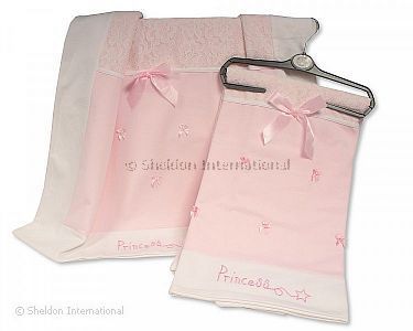 Couverture/enveloppe bébé avec dentelle et nœuds - Princesse - Grossiste et Fournisseur