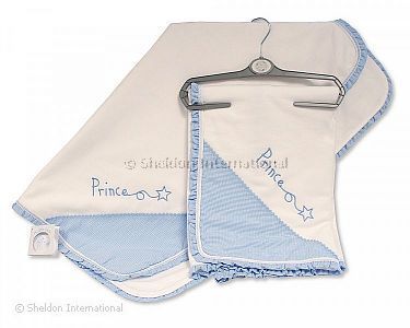 Couverture/enveloppe bébé avec dentelle - Prince - Grossiste et Fournisseur