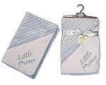 Matelassée bulle velour couverture/enveloppe bébé garçon - Little Prince - Grossiste et Fournisseur