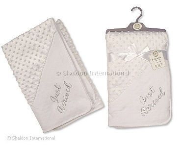 Matelassée bulle velour couverture/enveloppe bébé - Just Arrived - Grossiste et Fournisseur