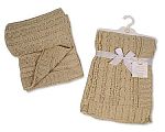 Couverture/enveloppe bébé en chenille tricotée - Grossiste et Fournisseur