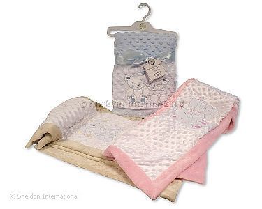 Bulle velour couverture/enveloppe bébé - Teddy et Agneau - Grossiste et Fournisseur