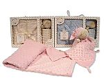 Bulle velour couverture/enveloppe bébé avec doudou en boîte - Grossiste et Fournisseur