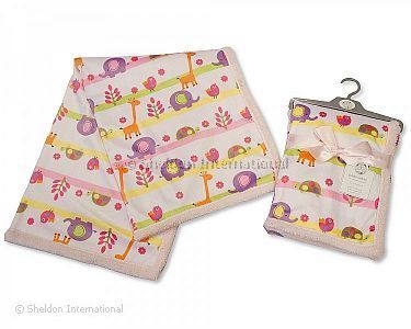 Couverture/enveloppe bébé fille - Safari - Grossiste et Fournisseur