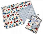 Réversible couverture/enveloppe pour bébé garçons - Train - Grossiste et Fournisseur