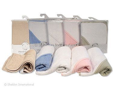 Cape de bain bébé - Simple - Couleurs/Blanc - Grossiste et Fournisseur