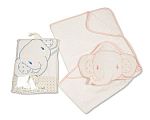 3D cape de bain bébé - Éléphant - Blanc/Couleur - Grossiste et Fournisseur