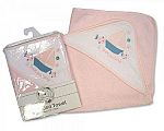 Cape de bain bébé fille - J'aime la voile - Grossiste et Fournisseur