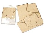 3D cape de bain bébé - Éléphant - Taupe Uni - Grossiste et Fournisseur