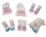 Chaussettes de bébé fille dans un sac filet - 2152 - Grossiste et Fournisseur