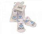 Chaussettes de bébé garçon dans un sac filet - I Love Daddy - Grossiste et Fournisseur