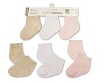 Chaussettes de bébé fille 3-Pack - 3 Couleurs - Grossiste et Fournisseur