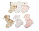 Chaussettes de bébé fille avec nœud - 3-Pack - Grossiste et Fournisseur