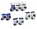 Chaussettes de bébé garçon 3-Pack -  Voitures/Étoiles/Rayures - Grossiste et Fournisseur