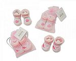 Chaussettes de bébé fille dans un sac filet - Little Cutie - Grossiste et Fournisseur