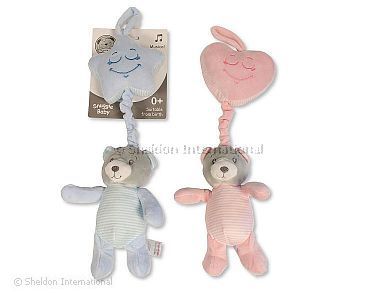 Bébé peluche musicale - Cœur/ Étoile - Grossiste et Fournisseur