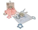 Teddy doudou bébé avec hochet, anneau et teether - Grossiste et Fournisseur