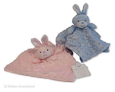 Bébé doudou - Lapin - Rose et Ciel - Grossiste et Fournisseur