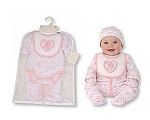 5 pcs ensemble bébé fille - Fleurs - Grossiste et Fournisseur