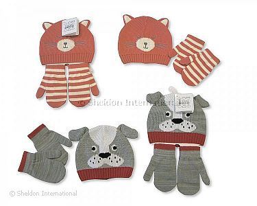Tricoté bonnet et gants ensemble - Grossiste et Fournisseur