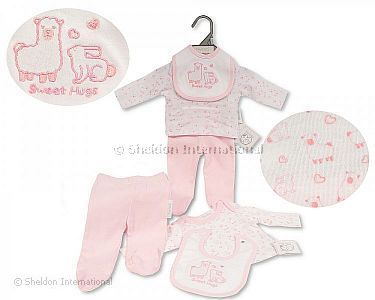 3 pcs ensemble pour bébé fille prématuré - Sweet Hugs - Grossiste et Fournisseur