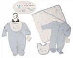 3 pcs ensemble pour bébé garçon prématuré - Hello World - Grossiste et Fournisseur