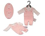 Faux 2 pcs ensemble avec dentelle et nœud pour bébé fille prématuré - Grossiste et Fournisseur