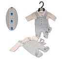 Faux 2 pcs ensemble avec dentelle pour bébé garçon prématuré - Grossiste et Fournisseur