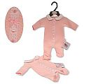 Barboteuse longue avec dentelle et nœud pour bébé fille prématuré - Grossiste et Fournisseur