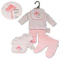 3 pcs ensemble avec bavoir pour bébé fille prématuré - Grossiste et Fournisseur