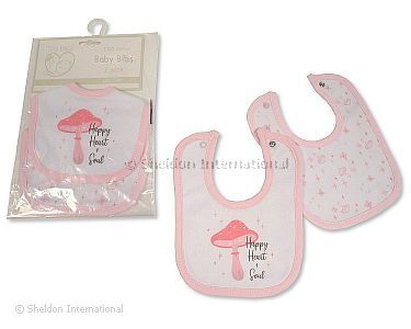 Bavoirs pour bébés filles prématuré  - 2 packs - Grossiste et Fournisseur