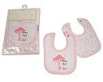 Bavoirs pour bébés filles prématuré  - 2 packs