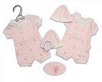 Barboteuse et bonnet set pour bébé fille prématuré - Doux comme bonbons - Grossiste et Fournisseur