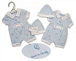 Barboteuse et bonnet set pour bébé garçon prématuré - Doux comme bonbons - Grossiste et Fournisseur