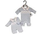 Pyjama pour bébé garçon prématuré avec smocks - Prince - Grossiste et Fournisseur