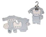 4 pcs ensemble pour bébé garçon prématuré avec smocks - Voitures - Grossiste et Fournisseur