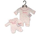 Pyjama pour bébé fille prématuré avec smocks - Câlins - Grossiste et Fournisseur