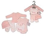 5 pcs ensemble pour bébé fille prématuré avec smocks - Câlins - Grossiste et Fournisseur