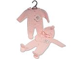 Combinaison tricoté avec pompon pour bébé fille prématuré - Grossiste et Fournisseur