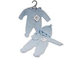 Combinaison tricoté avec pompon pour bébé garçon prématuré - Grossiste et Fournisseur