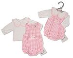 2 pcs barboteuse ensemble court pour bébé fille prématuré avec nœuds - Grossiste et Fournisseur