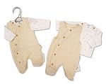 2 pcs Jacquard salopette ensemble bébé garçon prématuré - Espace - Grossiste et Fournisseur